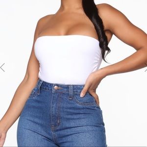 White Fashion Nova Tubetop